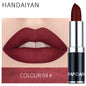 Blushimmer Handaiyan 12-color matte velvet lipstick set with long-lasting waterproof finish and non-stick cup for easy application