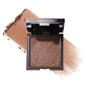Blushimmer embossed bronzer highlighter makeup palette with 3D nose shadow and matte facial contouring powders, pressed setting powders.