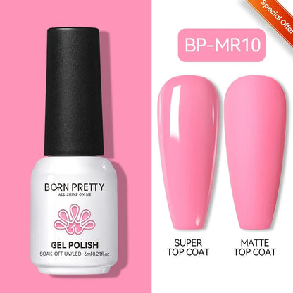Silver glitter gel nail polish by Blushimmer with reflective, sparkling finish and ultra-shine, designed for UV and soak-off nail art.
