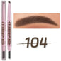 Blushimmer 2-in-1 waterproof eyebrow pencil for women in five shades, featuring a tattoo-style brush for long-lasting, natural-looking brows.