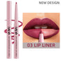 Blushimmer waterproof matte lip liner in sexy red shade, contours lips with natural color, hydrating lip makeup cosmetic.