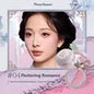 Blushimmer Flower Knows Strawberry Rococo embossed blush powder makeup in soft pink, long-lasting face enhancing blusher.