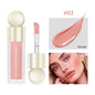 Blushimmer 7.5ml matte liquid blush in orange peach, natural face pigment, waterproof cream cheek tint, velvety finish.
