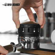 MHW-3BOMBER 51/53/58mm Gravity Espresso Coffee Distributor Espresso Distribution Tool with Breather Hole Home Outdoor Cafe Use