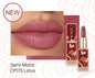 Blushimmer CATKIN Velvet Matte Lipstick in 3.6g with hydrating satin finish, smooth and creamy texture, in a sleek lipstick tube