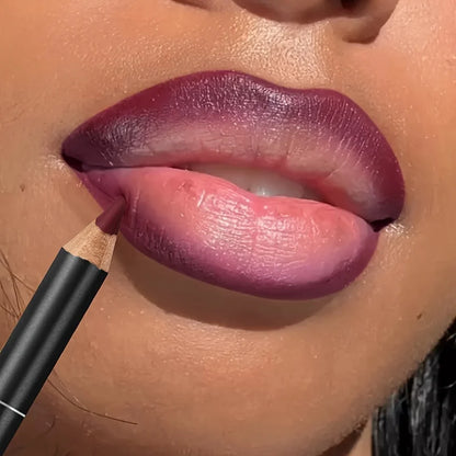 Velvet matte waterproof lip liner by Blushimmer, long-lasting smooth lip contour pencil for women, non-fading lip makeup.