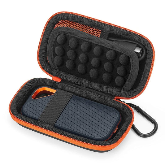Hard Storage Box Portable Anti-Scratch Hard Drive Storage Holder Protective Cover Universal External SSD 1TB/2TB/4TB Storage Bag