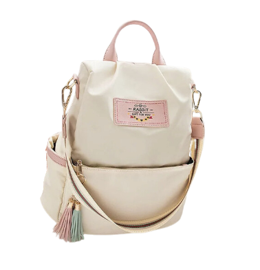 OBA premium women's large capacity shoulder backpack made of durable Oxford cloth, featuring multiple compartments and stylish design.