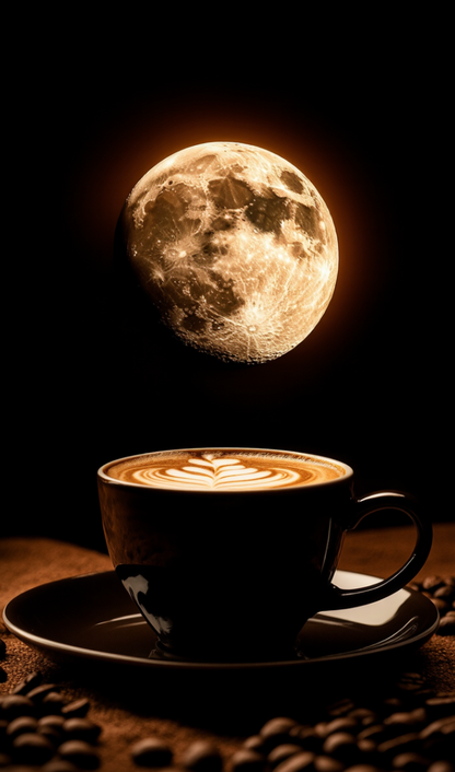 Screenshot of Lunar Espresso Blend Original roasted coffee bag from Good Brothers Coffee LLC, showcasing the product packaging.