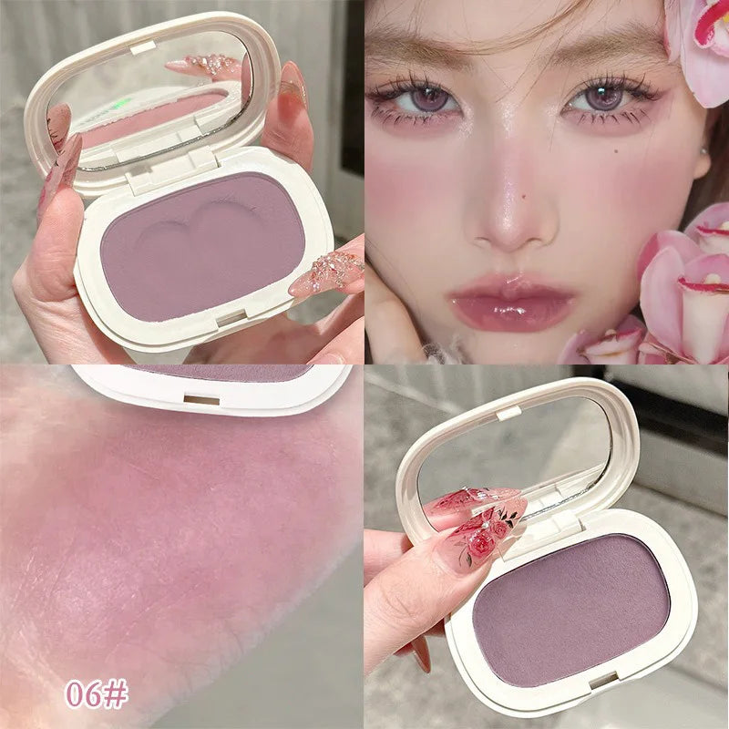 Blushimmer Phantom Bear blush cream in Mochi texture, powder-free, low-saturation, natural matte finish, long-lasting makeup.