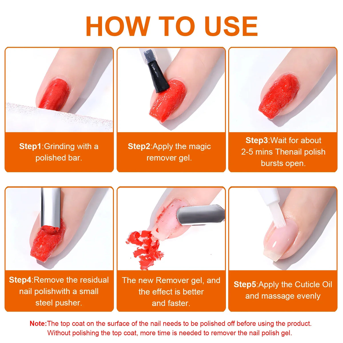 Blushimmer Twoing Nail Gel Polish Remover bottle with easy-to-use applicator, 15ml, quick gel removal in 2-3 minutes without soaking