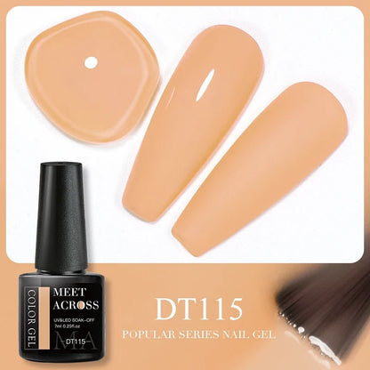 Pink dried flower gel nail polish by Blushimmer featuring natural flower designs, perfect for UV and LED nail art and soak-off manicures.