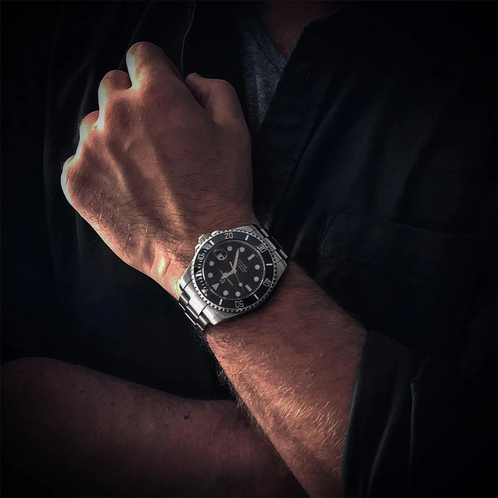 2026 PAGANI DESIGN men's mechanical wristwatch with a 43mm case, ceramic bezel, sapphire glass, and automatic diving movement