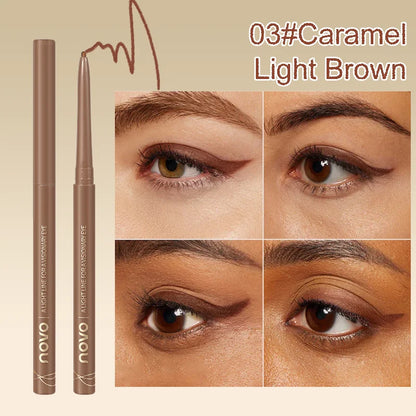 Waterproof Eyeliner Gel Pencil, Long Lasting and Smudge-Proof, Easy Twist Application For Bold, Create Perfect Eye Makeup