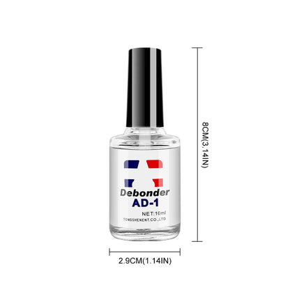 Blushimmer 10ML nail gel remover with liquid gel shed remover for quick, gentle fake nail removal in nail salon supplies