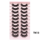 Blushimmer 25mm 3D mink false eyelashes with thick, fluffy, dramatic volume for a natural yet bold eyelash look.