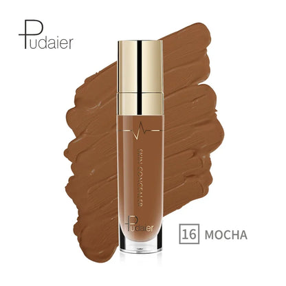 Blushimmer liquid face contour concealer palette with waterproof full coverage foundation for dark skin tones, professional makeup kit