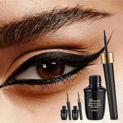 Long-lasting hard-tipped gel eye ultra-fine waterproof black liquid eyeliner pen