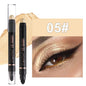 Eyeshadow Pen Pearlescent Eyeshadow Versatile One-Swipe Application Non-Smudging Waterproof Eyeshadow Highlighter Delicate Silky Smooth with Fine Shimmer Eyeshadow Liquid