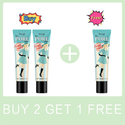 Blushimmer pre-makeup pore primer with smooth, even skin tone, oil control, moisturizing, and waterproof formula for flawless makeup.