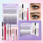 Eyelash Cluster DIY Eyelash Extension Kit with Tweezers Bond and Seal Reusable Single Eyelashes Festival Gift Eye Makeup