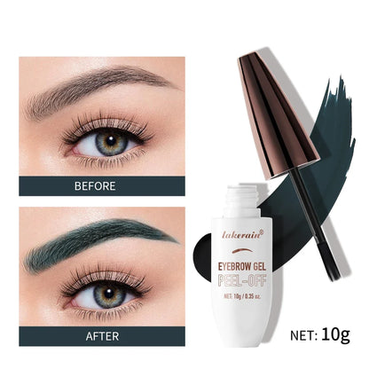 Waterproof Peel Off Eyebrow Gel Tint Semi Permanent Tattoo Brow Tint Transfer-proof, For Fuller & Defined Looking Brows Makeup