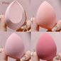 Set of 4/8 Blushimmer makeup sponge blenders, soft cosmetic puffs for foundation and powder application, beauty tools for women.
