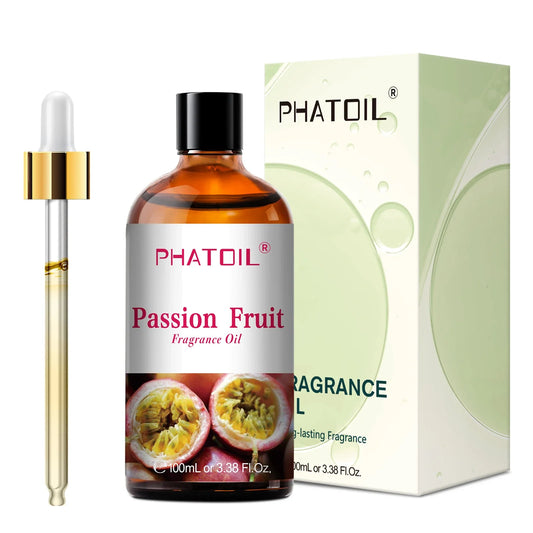 Blushimmer PHATOIL 100ml aromatherapy fragrance oil with coconut, vanilla, strawberry, cherry, and lemon scents for diffusers and candles.