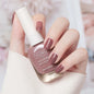 Blushimmer 10ml water-based semi-permanent nail polish in a sleek bottle, showcasing vibrant colors for long-lasting manicures.
