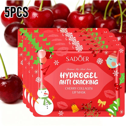 Blushimmer Gel Collagen Lip Mask with crystal design, moisturizing, anti-wrinkle, and hydrating lip pads for smoother lips.
