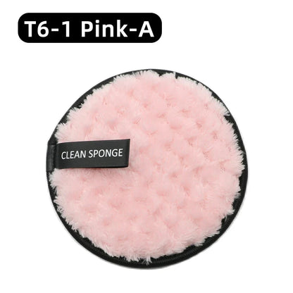 OGEYERO Reusable Makeup Remover Pads Cotton Wipes Microfiber Make Up Removal Sponge Cotton Cleaning Pads Tool