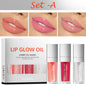 Blushimmer Crystal Jelly Lip Oil Set featuring tinted, plumping lip glosses with a glossy finish and moisturizing, sexy lip glow.
