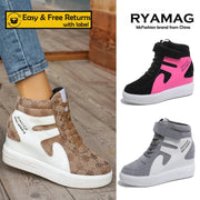 Red Sneakers Women High Top Platform Sneakers Women Casual Wedges Shoes Womens Shoes Black Platform Vulcanize Shoes Women