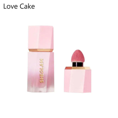 Blushimmer SHEGLAM liquid blush and nourishing gel cream with multi-purpose lip gloss and highlighter in a sleek makeup compact.