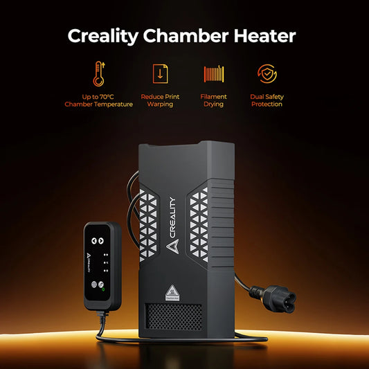 Creality Chamber Heater 400W PTC Enclosure Heating Kit for 3D Printer K1/K1 Max/K1C, Filament Drying, 40-70°C with Dual Fan