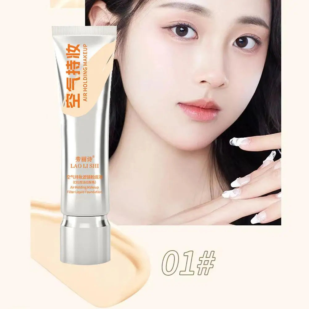 Blushimmer Airy Lasting Makeup Foundation and Concealer in 30ml, moisturizing, brightening, pore-filling primer and isolation cream.