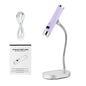 Blushimmer portable UV nail dryer with rechargeable gel lamp, flexible hose, LED light, ideal for gel nail art and professional manicure use