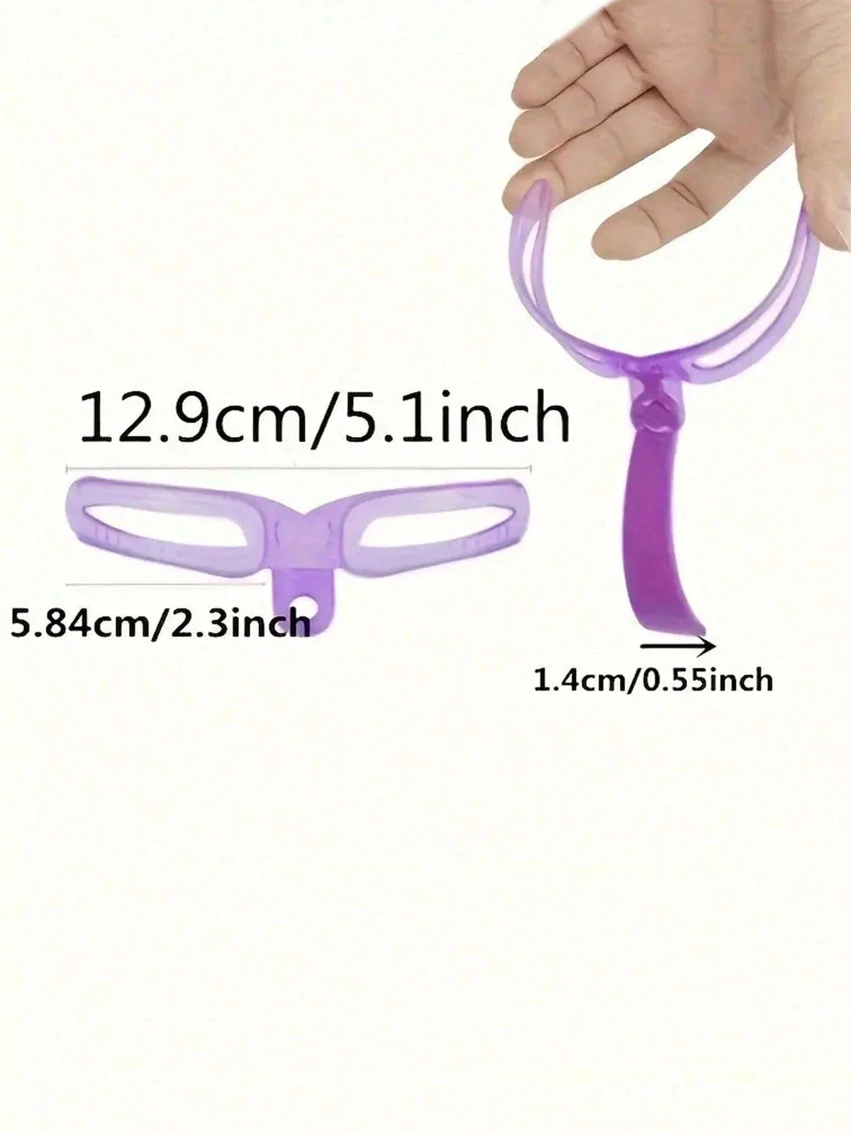 Reusable Blushimmer 8-in-1 eyebrow template set with shaping tools and accessories for precise eyebrow makeup application.