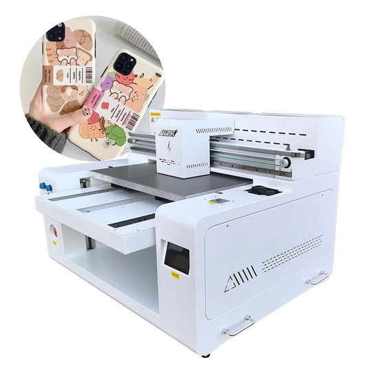 A2 Flatbed UV Led Printer Adsorbing Printing Media Firmly High Resolution Roll-flat All In One Machine Good Choice For Startup