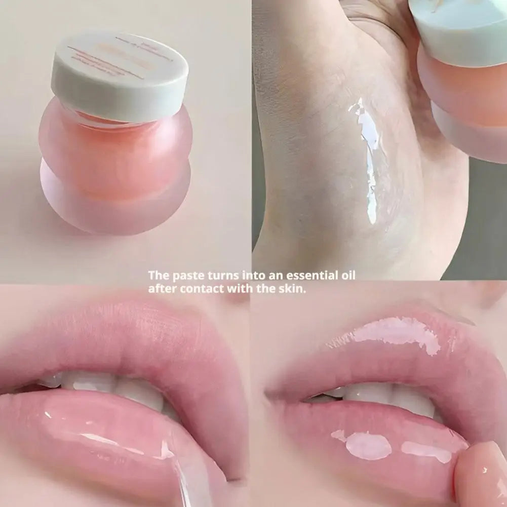 Blushimmer Gentle Lip Scrub and Lip Mask with vitamin C, lemon candy scent, 20ml, nourishing and moisturizing dry lips overnight