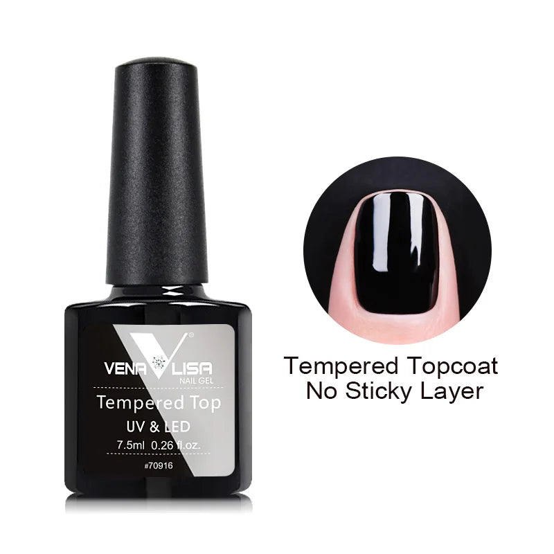 Venalisa 3-in-1 UV gel polish by Blushimmer, organic soak-off nail lacquer for LED/UV light, ideal for salon nail art.