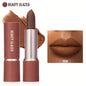 Barely Matte Cocoa Lipstick Creamy Texture Nourishing Care Long Lasting Waterproof  All Skin Types Brown Hue Matte Lipstick