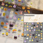 Brown kawaii bear nail art sticker from Blushimmer, self-adhesive Japanese cartoon animal decal for DIY nail decoration.