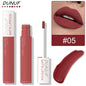 Blushimmer dark purple liquid lipstick with matte velvet finish, waterproof, long-lasting, resistant to fading, non-stick lip gloss.