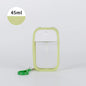 Portable Square Perfume Spray Bottle 45ml Alcohol Watering Hand Sanitizer Refillable Silicone Set Makeup Atomizer For Traveling
