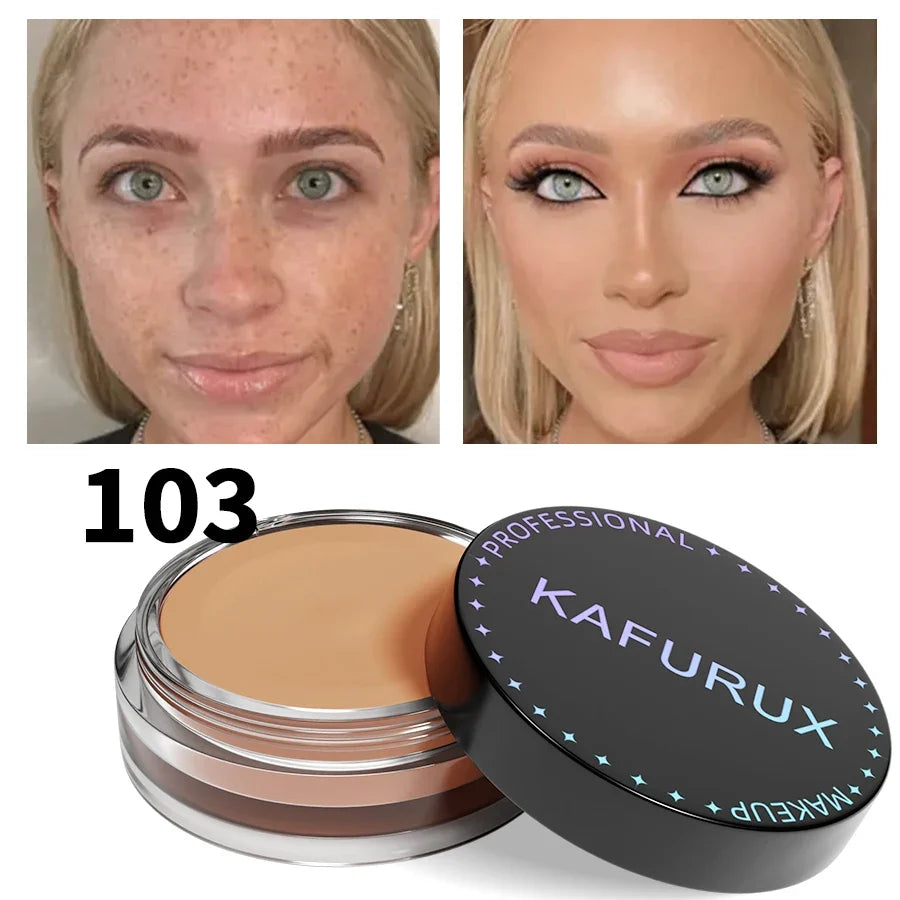 Blushimmer 9-color high-coverage concealer palette with waterproof foundation and BB cream for face, covering dark circles and freckles.