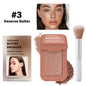 Blushimmer bronzer makeup contour sticks and matte shading palette with powder for face contouring and highlighting.