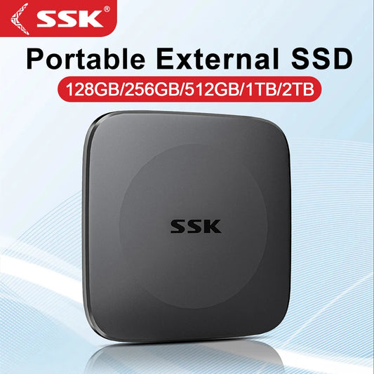 SSK External Storage Drive External Solid State Drives 1T Portable Hard Drive Type C External Storage for Laptop Drive Iphone 16