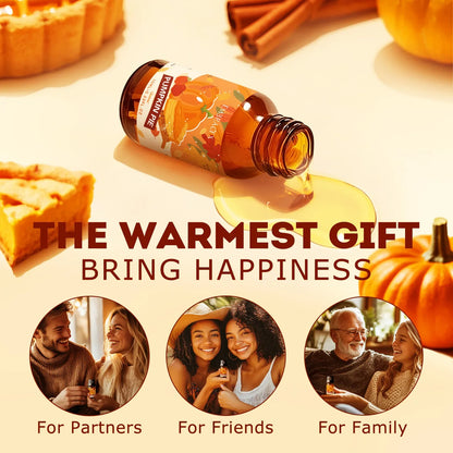Blushimmer pumpkin pie fragrance essential oil in 10ml bottle, ideal for car aromatherapy and aroma diffusers.