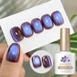 Blushimmer BORN PRETTY 10ml purple grape cat magnetic gel nail polish with fruit-inspired design and glass beads for nail art.